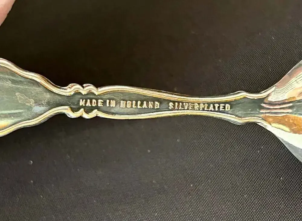 Walt Disney World Vintage Silver Plated Collector Spoon Made in Holland